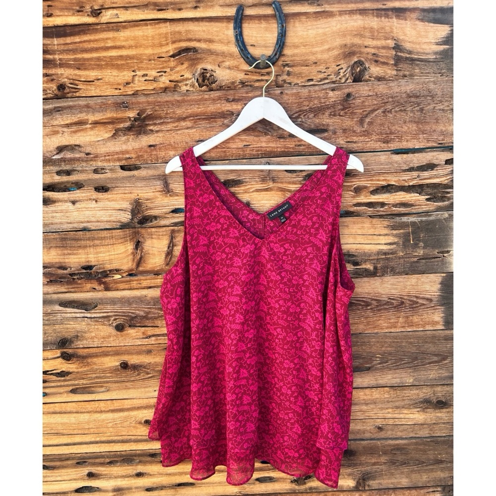 LANE BRYANT | Modern Swing Double-Layer Chiffon Tank 22
